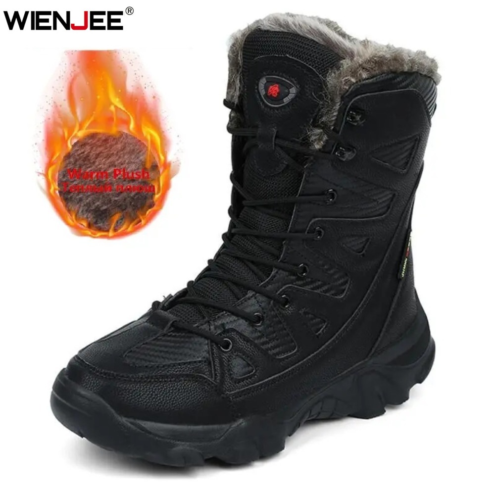 Waterproof Winter Boot - الشتاء مقاوم للماء الرجال الأحذية أفخم