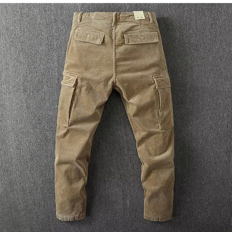 Corduroy Pant Warm - الربيع والخريف موضة جديدة بلون سميكة