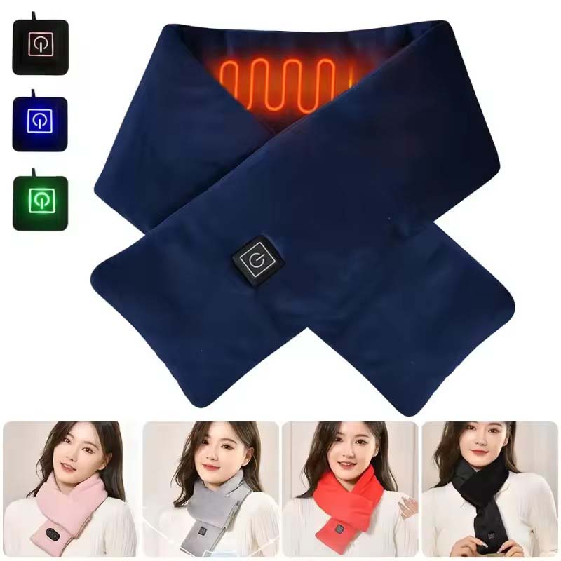 Neck Gaiter Fleece - USB النساء الرجال التدفئة وشاح درجة