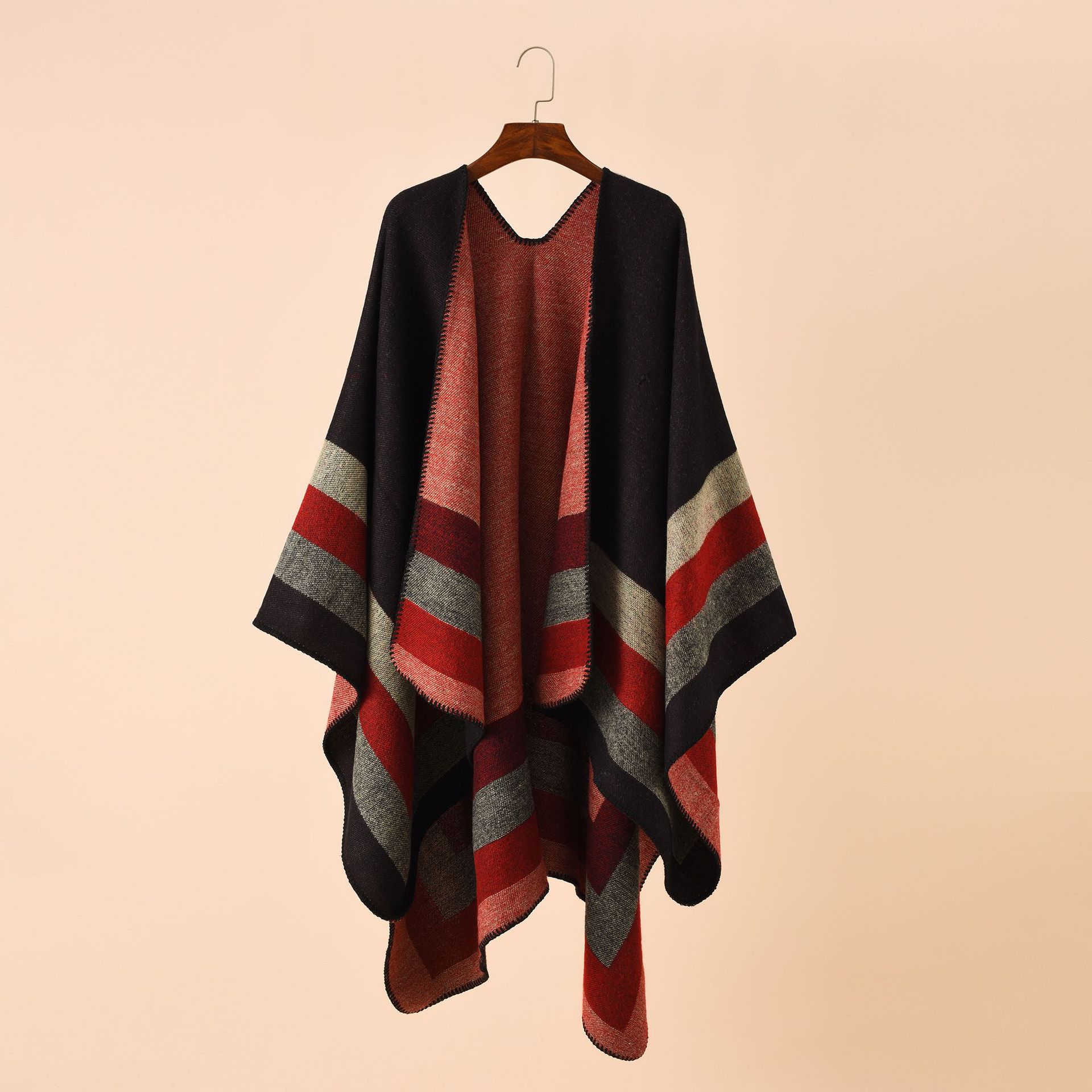 عباءات دافئة منقوشة للنساء ، ش - مراجعة Cashmere Pashmina Wrap وسعره