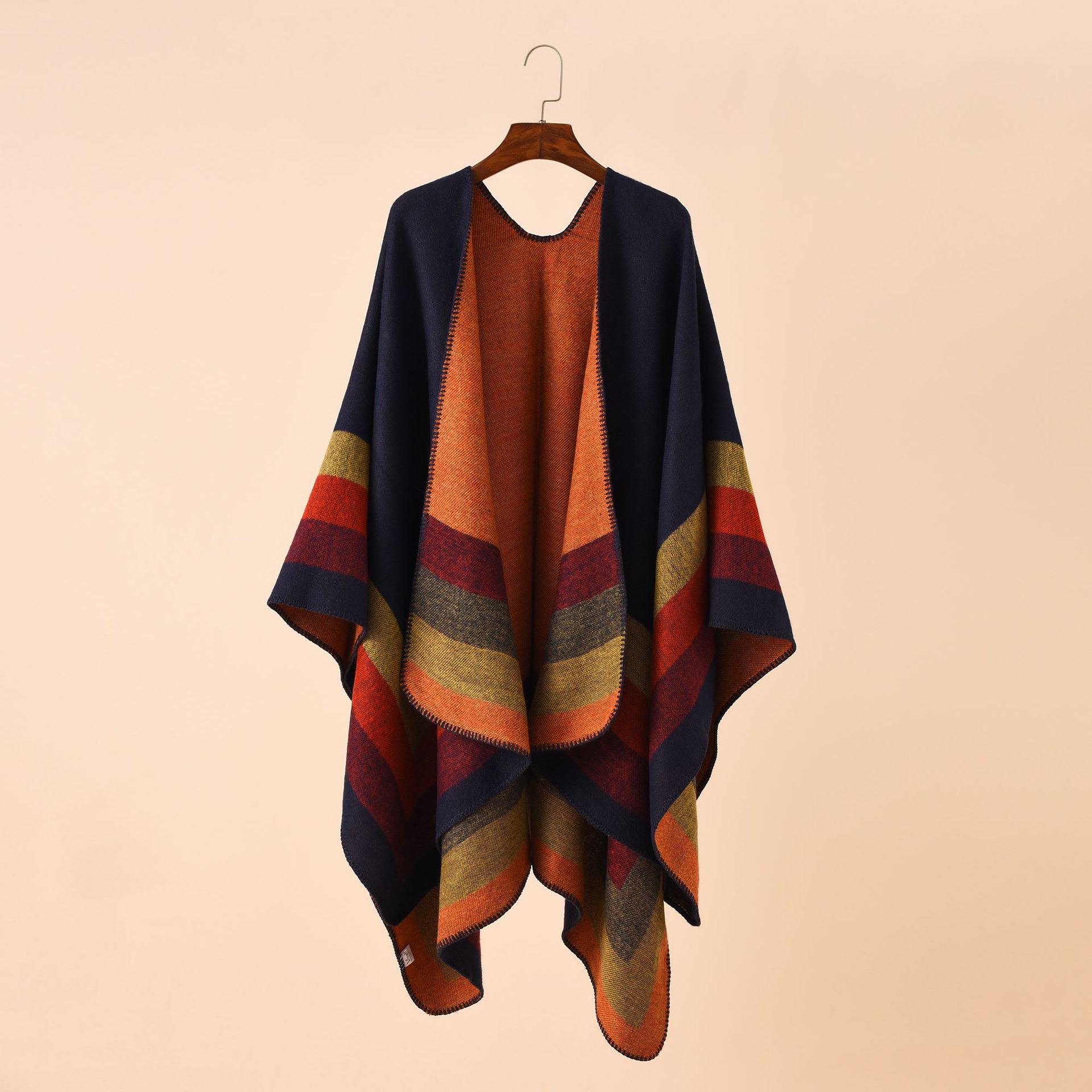 عباءات دافئة منقوشة للنساء ، ش - مراجعة Cashmere Pashmina Wrap وسعره