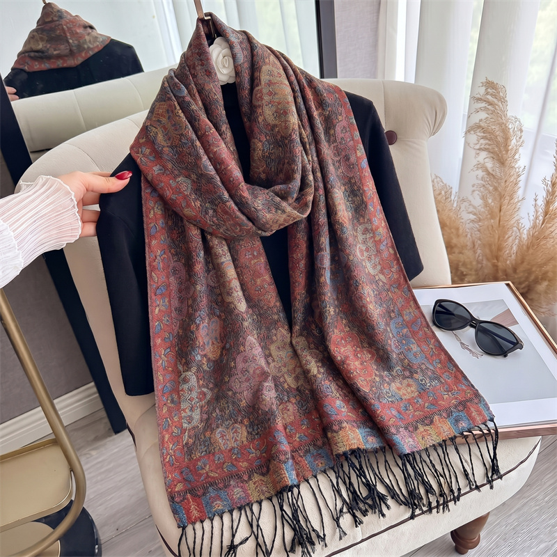 وشاح كشمير فاخر جديد للنساء لف - مراجعة Cashmere Pashmina Wrap وسعره