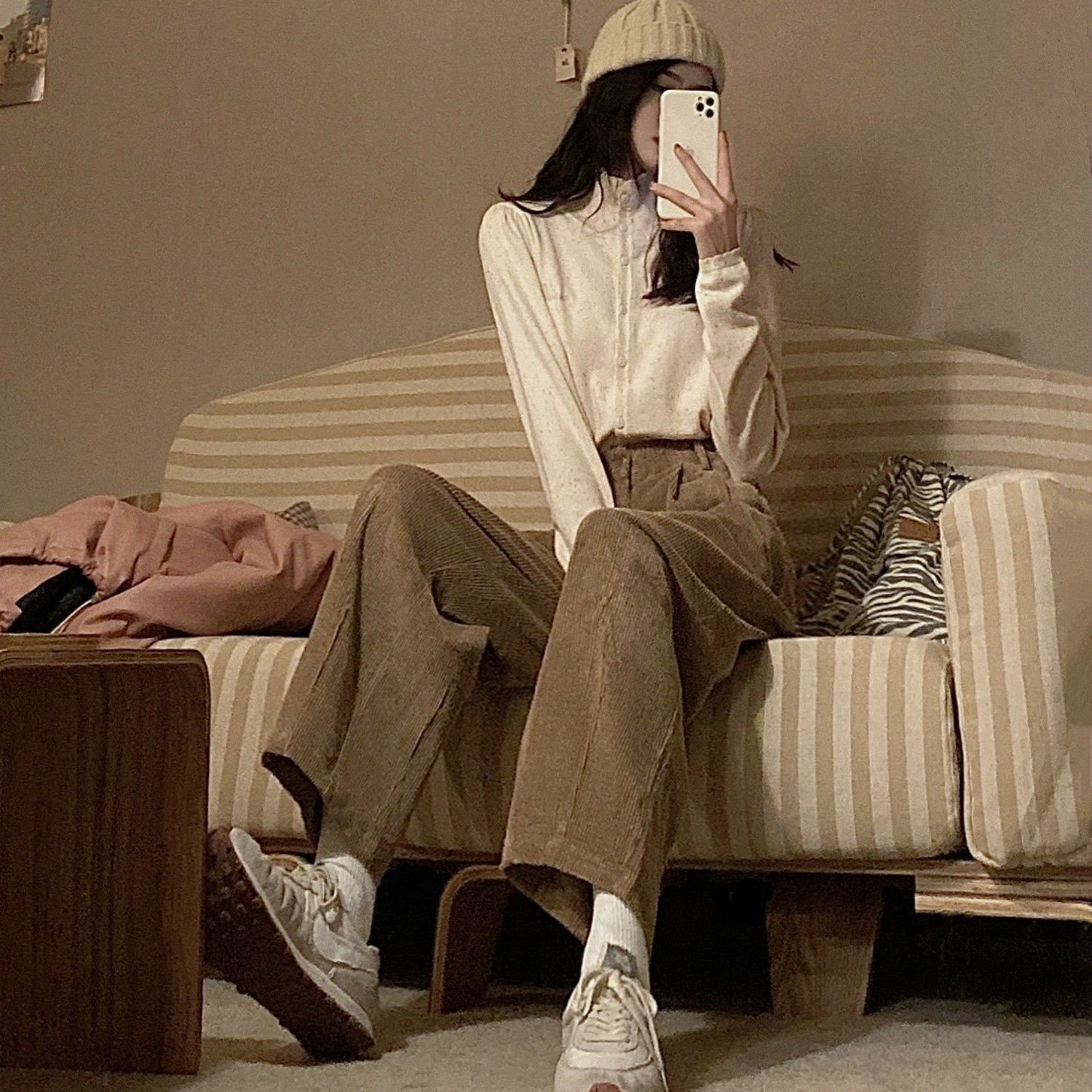سراويل قصيرة واسعة الساق للسيد - مراجعة Corduroy Pant Warm وسعره