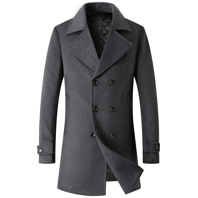 مزدوجة الصدر معطف الرجال Peaco - مراجعة Wool Coat Peacoat وسعره